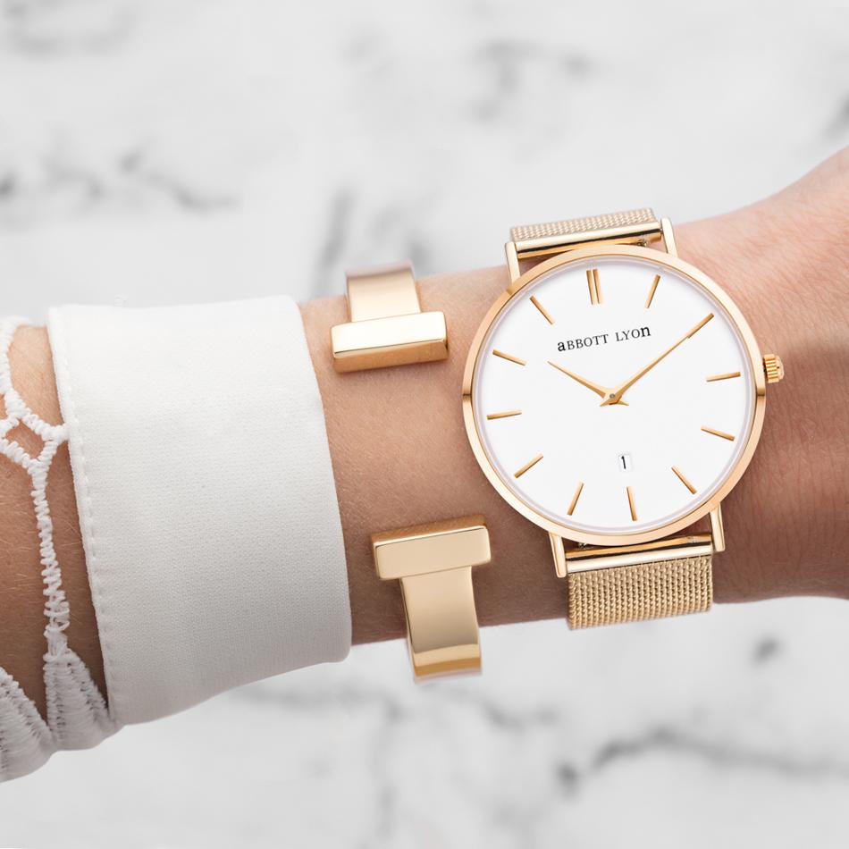 Abbott lyon gold watch shop